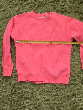 TNA Women's Neon Coral Crewneck Sweatshirt